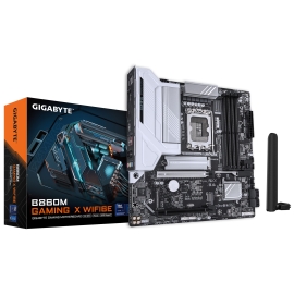 Gigabyte M/B B860M GAMING X WIFI6E 1.0, Intel ® B860, 4 x DDR5 up to 256 GB, 1x HDMI, 2 x PCI Express x16, 2 x M.2, 4 x SATA, 6x USB 3.2 B860M GAMING X WIFI6E
