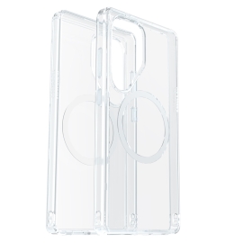 OtterBox Symmetry Clear Magnets Samsung Galaxy S25+ 5G (6.7") Case Clear - (77-97464), DROP+ 3X Military Standard, Raised Edges, 7 Years Warranty 77-97464