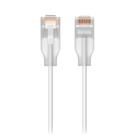 Ubiquiti UniFi Etherlighting Patch Cable,0.3M Nano-thin Patch Cable With 2.5 GbE Support Designed sShow Etherlighting Effects UACC-Cable-Patch-EL-0.3M-W