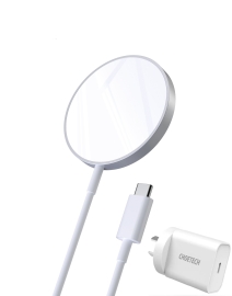 CHOETECH MQ00117-SL (T517+AC) MagLeap Magnetic Wireless Charger + AC