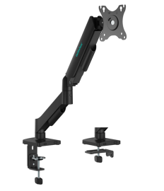 Mbeat mbeat® Activiva Ergolife Single-Screen Gas Spring Monitor Arm allows you to smoothly adjust the height angle and tilt of your screen with minimal ACA-MMA-SGC22K