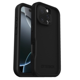 OtterBox FRE MagSafe Apple iPhone 16 Pro (6.3") Case Black - (77-96151),DROP+ 5X Military Standard,2M IP68, Built-In Screen Protector,7 Years Warranty 77-96151