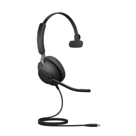 Jabra Evolve2 40 SE Wired USB-C UC Mono Headset, 360° BusyLight, Noise Isolationg Ear Cushions, 2Yr Warranty, Plug-and-play, 3-Microphone Technology 24189-889-899