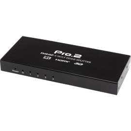 PRO2 4 Way HDMI Splitter 1 In 4 Out - 006.010.0019