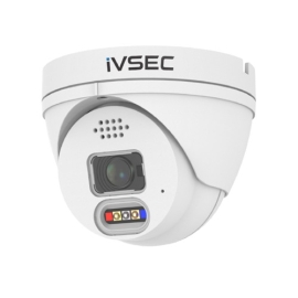 IVSEC TURRET IP CAMERA, 8MP, 2.8MM FIXED LENS, 25FPS, POE, IP66 , ADV DET, ADV IVSNC323ADX - IVNC323ADX