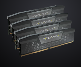 Corsair Vengeance RGB 192GB (4x48GB) DDR5 DRAM 5200MT/s CL38 Memory Kit — Black optimized for Intel® motherboards CMK192GX5M4B5200C38