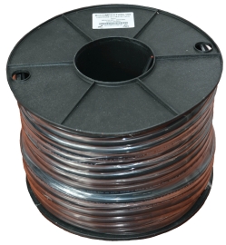 Radum Composite RG 59 B/U & 2 x 24/0.20mm Cable | 250m Black - 007.003.0136