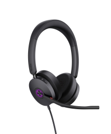 Yealink UH48 Teams USB Wired Headset Hybrid Active Noise Cancellation, Four-Microphone Noise-canceling Technology, Swift Plug & Play All-Day Comfort UH48-DUAL-TEAMS-CA