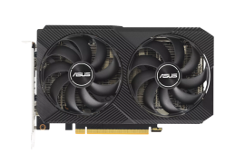 ASUS AMD Radeon DUAL-RX6500XT-O4G-V2 RX 6500 XT V2 OC Edition 4GB GDDR6 with two powerful Axial-tech fans and a 2-slot design for broad compatibility DUAL-RX6500XT-O4G-V2