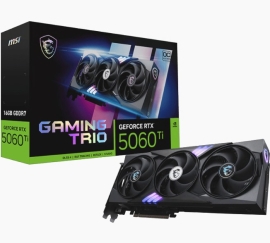 MSI nVidia GeForce RTX™ 5060 Ti 16G GAMING TRIO OC, PCI Express® Gen 5x16, Boost: 2647 MHz, CUDA 4608 Units, 16GB GDDR7, HDMI™ x 1 GeForce RTX 5060 Ti 16G GAMING TRIO OC