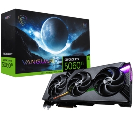 MSI nVidia GeForce RTX™ 5060 Ti 16G VANGUARD SOC, PCI Express® Gen 5 x16, Boost: 2692 MHz, CUDA 4608 Units, 16GB GDDR7, HDMI™ x 1 GeForce RTX 5060 Ti 16G VANGUARD SOC