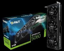 PALIT RTX5060 INFINITY 3 8GB GDDR7 128bit 3-DP HDMI NE75060019P1-GB2063S NE75060019P1-GB2063S