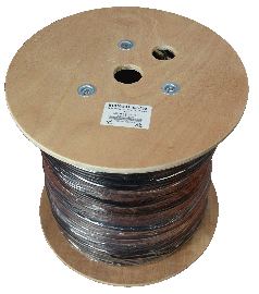 Radum 4 Core 14/0.20 Jelly Filled Underground Security Cable | 300m Black - 007.003.0035