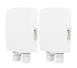 LigoWave | LigoVision 5-15ac Wireless Bridge Kit – Pre-Configured 5GHz Outdoor Kit for CCTV & PTP/PTMP Applications | 15dBi Antenna, Dual Ethernet Ports - LW-LIGOVISION-5-15AC-WBK