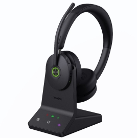 Yealink WH68 Dual UC DECT & Bluetooth Hybrid Wireless Technology, 4-Mic Hybrid ANC, 4-Mic Noise Cancellation, All-Day-Wearing Comfort WH68 UC