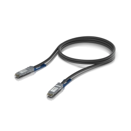 Ubiquiti 100G Direct Attach Cable, Cable length 1m, Single Pack, QSFP28 Direct Attach Cable With A 100 Gbps Max Data Rate UACC-DAC-QSFP28-1M