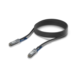 Ubiquiti 100G Direct Attach Cable, Cable length 3m, Single Pack, QSFP28 Direct Attach Cable With A 100 Gbps Max Data Rate UACC-DAC-QSFP28-3M