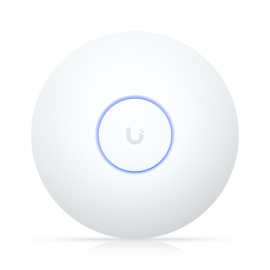 Ubiquiti U7 Long-Range, Compact, Ceiling-mount WiFi 7 AP, 5 Spatial Streams, Extended Signal Range, Cover Up to160m², 300+ Devices, Uplink 2.5GbE U7-LR