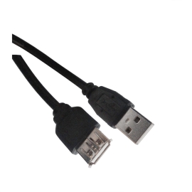 4cabling USB 2.0 Extension Cable (A Male To A Female) 3M - CU2AMAFBK-3.0