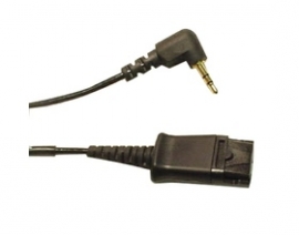 Plantronics Cable, Qd To 2.5mm, 18", Right-angle Plug - Foruse With Uniden, Panasonic 43038-01