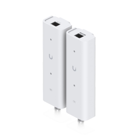 Ubiquiti Pair of extenders that extends PoE over twisted-pair or coaxial cables, ideal for retrofit scenarios. UACC-Retrofit-PoE-2Wire