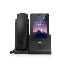 Ubiquiti UniFi Talk Phone Touch,Versatile Desktop Smartphone Eliminates,Learning Curve, 5 Touch Display, Bluetooth Support,PoE in,Black. UTP-TOUCH
