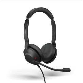 Jabra Evolve2 30 SE Wired USB-C/A UC Stereo Dual Headset, Lightweight & Durable, Noise Isolating Ear Cushions, Plug-and-play, 2-Mic, 2Yr Warranty 23189-989-779