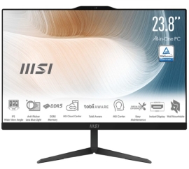 MSI Modern AM242P 1M-1833AU,Black, 23.8" Non-Touch, Core 5 120U/D5 16GB/1TB SSD/WiFi6/Webcam/Height Adjustable/Wired KBM/Win11Pro/3Y Onsite Modern AM242P 1M-1833AU