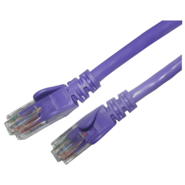 Dataworld Purple CAT6 Network Cable Patch Lead 5M - CC6PU-5.0