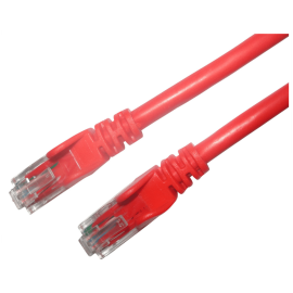 Dataworld Red CAT6 Network Cable Patch Lead 1M - CC6RE-1.0