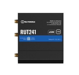Teltonika | RUT241-eSIM | Compact 4G eSIM™ LTE Cat 4 Industrial Router - TT.RUT241.ESIM