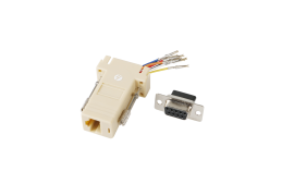 4cabling RJ45F to DB9F Adaptor - Re-wireable - 005.006.0051