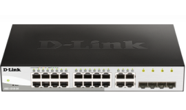 D-Link | DGS-1210-20 | 20 Port Gigabit Smart Managed Switch with 20 RJ45 and 4 SFP (Combo) Ports - DL.DGS.1210.20