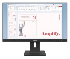 LENOVO ThinkVision E24-40 23.8"/24" 100Hz FHD IPS Monitor 1920x1080 16:9 4ms Height Adjust Tilt Pivot Swivel HDMI DP VGA Speakers VESA ~63EDMAR2AU 64BAMAR1AU