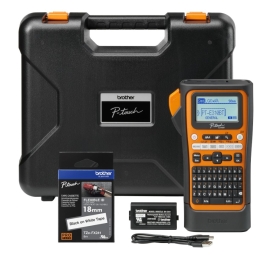 Brother PT-E310BTVP Industrial Handheld Label Printer - 3 Year Warranty, included Carry case, Rechargeable Li-Ion battery,1xTZE-FX241 and USB-A Cable PT-E310BTVP