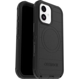 OtterBox Defender Pro MagSafe Apple iPhone 17 (6.3") Case Black - (77-98354), DROP+ 7X Military Standard, Tri-Layer, Port Covers, 7 Years Warranty 77-98354