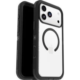 OtterBox Defender XT Pro MagSafe Apple iPhone 17 Pro (6.3") Case Dark Side (Clear/Black) - (77-98516), DROP+ 7X Military Standard, 7 Years Warranty 77-98516