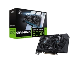 MSI nVidia GeForce RTX 5050 8G GAMING OC, Boost: 22632 MHz, CUDA 2560 Units, 8GB GDDR6, HDMI™ x 1 (embargo) GeForce RTX 5050 8G GAMING OC