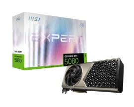MSI nVidia GeForce RTX 5080 16G EXPERT OC, Boost: 2640 MHz, CUDA 10752 Units, 16GB GDDR7, HDMI™ x 1 GeForce RTX 5080 16G EXPERT OC