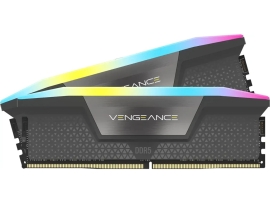 Corsair VENGEANCE® RGB 64GB (2 x 32GB) 288-Pin PC RAM DDR5 6000 (PC5 48000) Desktop Memory CMH64GX5M2D6000Z40