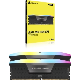 Corsair VENGEANCE RGB 32GB (2x16GB) DDR5 DRAM 6000MT/s CL36 Memory Kit ? Black