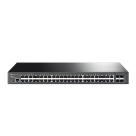 TP-Link | SG3452X | Omada 48 Port Gigabit L2+ Managed Rackmount Switch with 4 10GE SFP+ Slots