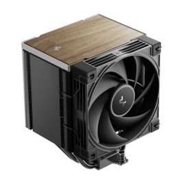 DeepCool AK500 G2 Wood Grain Top Cover CPU Cooler, 5 Heat Pipes, 4-pin PWM, Intel LGA1851/1700/1200/115x, AMD AM5/AM4