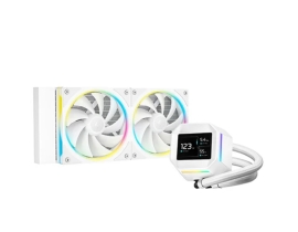 DeepCool LM240 WH ARGB Liquid Cooler With Mini LCD Screen IntelLGA1851/1700/1200/1151/1150/1155 AMDAM5/AM4