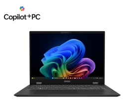 MSI Prestige Series Notebook 16' UHD Intel Core Ultra 9 288V Embedded 32GB LPDDR5x-8533 2xM.2 SSD slot Windows11 Intel Arc Graphics