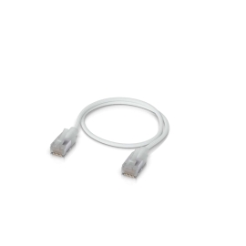 Ubiquiti UniFi Premium Patch Cable,0.3M, White, Ultra-Thin Braided Patch Cable, Designed Optimized 10GbE Networking