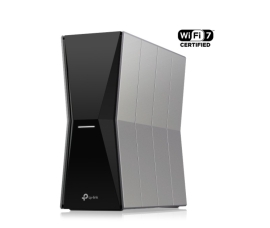 TP-Link Archer BE805 BE19000 Tri-Band Wi-Fi 7 Router (WIFI7) 1376 Mbps at 2.4 GHz + 5760 Mbps at 5 GHz + 11520 Mbps at 6 GHz, 8 Internal Antennas, 1.