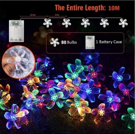 BDI 10M80 Sakura lamp waterproof Christmas decoration (10 meters 80 LED)