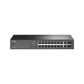TP-Link | ES220GP | Omada 20 Port Gigabit Easy Managed Switch with 16 Port PoE+ - 006.008.0211