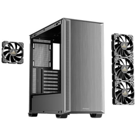 Antec P7 S 478 x 222 x 465 mmATX/M-ATX/ITX, Steel + Plastic, USB-C 3.2, 4×120mm PWM fans, 360mm radiator, GPU 405mm, PSU 270mm Mid-Tower ATX Case P7 S